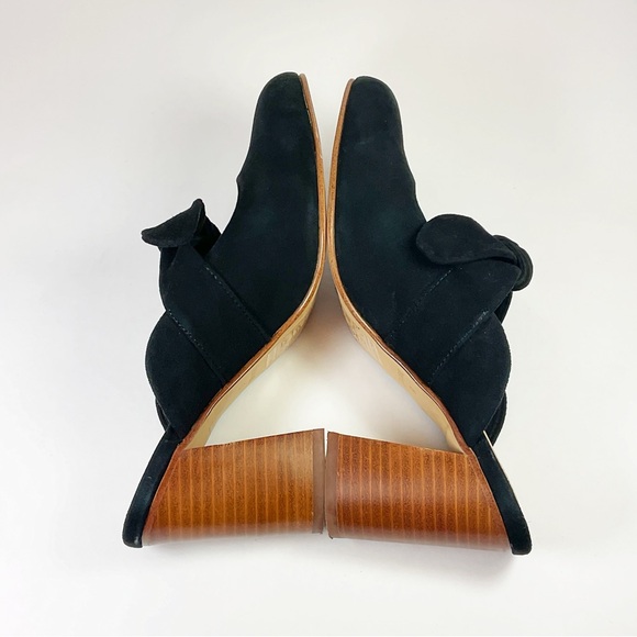 Soludos Lani Bow Suede Heeled Mules - Picture 8 of 10